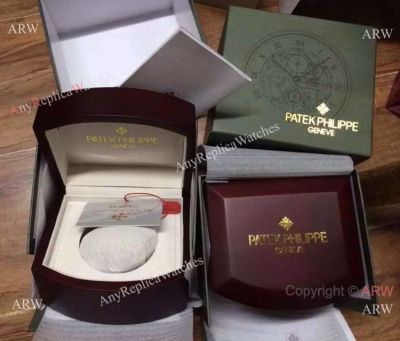 Replacement Patek Philippe Red Wood Watch Box - Patek Philippe Replica Box